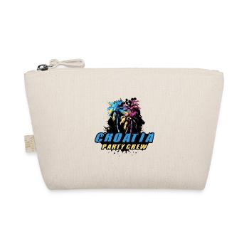 Croatia Party Crew Holiday Saying - Organic Pouch - nature - Front