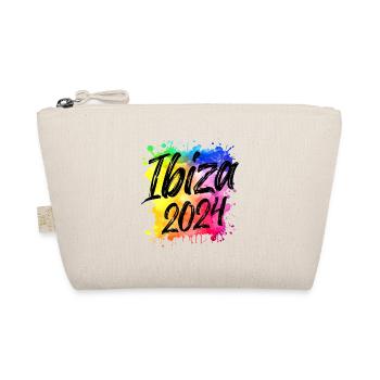 Ibiza 2024 Bunt Klecks - Bio-Täschchen - Natur - Vorne