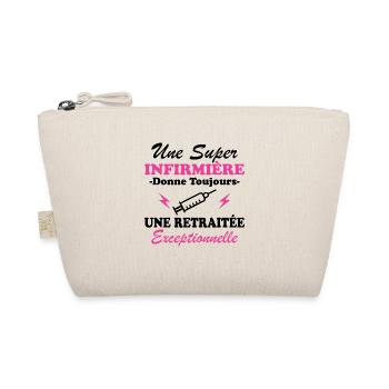 Humour infirmière retraitée Cadeau retraite - Trousse biologique - nature - Devant