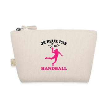 Je peux pas j'ai Handball - Trousse biologique - nature - Devant