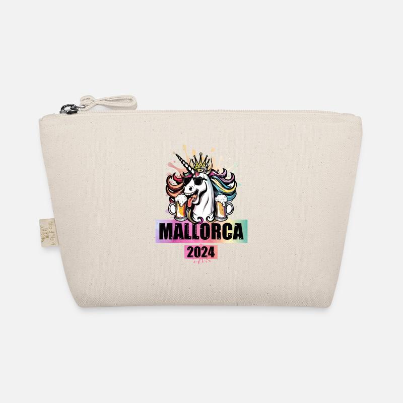 Mallorca 2024 Einhorn Bunt Party Lustig Bio-Täschchen