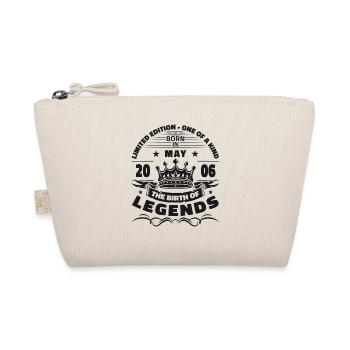 18th Birthday Man Legend May Vintage 2006 - Organic Pouch - nature - Front