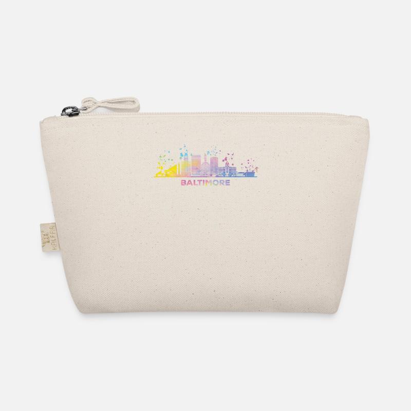 Baltimorean Aquarelle Skyline Baltimore Trousse biologique