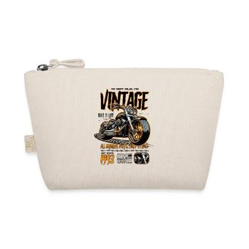 Motorcycle Bikers Motorbike Birthday Born In 1993 - Organic Pouch - nature - Front