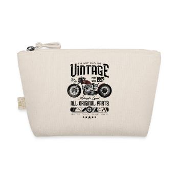 Vintage Motorrad Biker Motorrad Geburtstag 1997 - Bio-Täschchen - Natur - Vorne