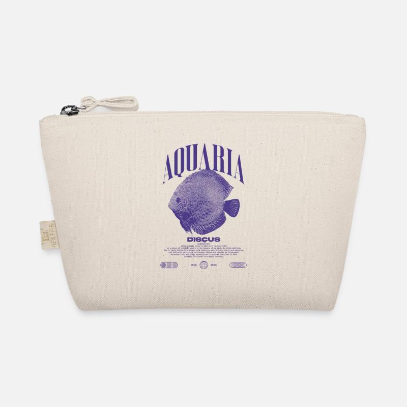 Discus Cichlid Fish Keeper Modern Streetwear Organic Pouch