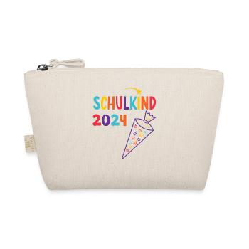 Start of school enrollment school child 2024 - Organic Pouch - nature - Front