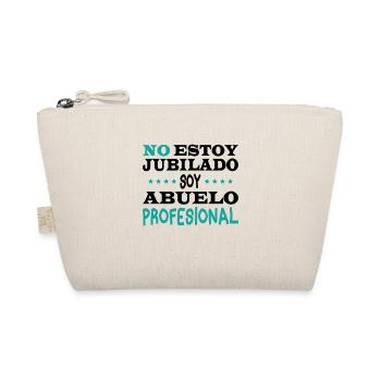 I'm not retired, I'm a professional grandfather - Organic Pouch - nature - Front