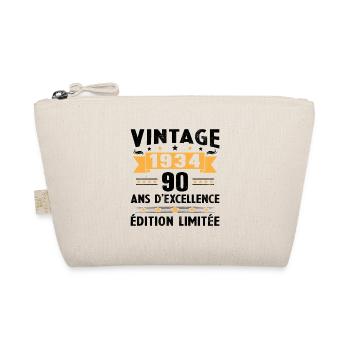 90 ans 1934 Vintage Anniversaire Rétro Cadeau - Trousse biologique - nature - Devant