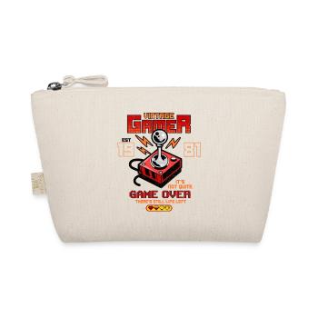 Vintage Gamer Since 1981 Funny Birthday Gaming - Organic Pouch - nature - Front