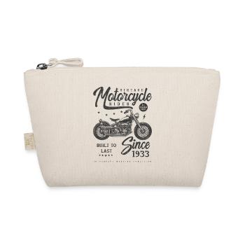 Vintage Motorcycle Bikers Motorbike Birthday 1933 - Organic Pouch - nature - Front
