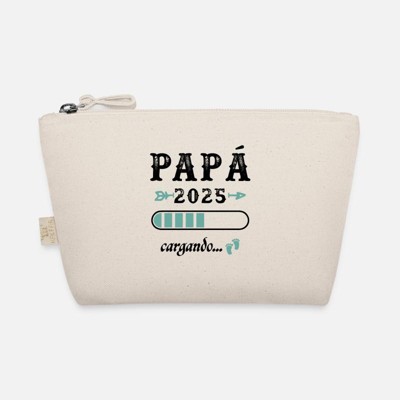 Papa 2025 Loading Geschenk Zukunft Vater Bio-Täschchen