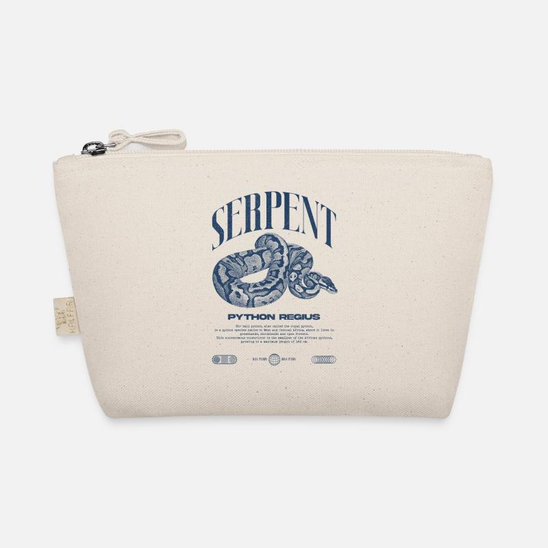 Ball Python Moderne Reptilienwärter Streetwear Bio-Täschchen