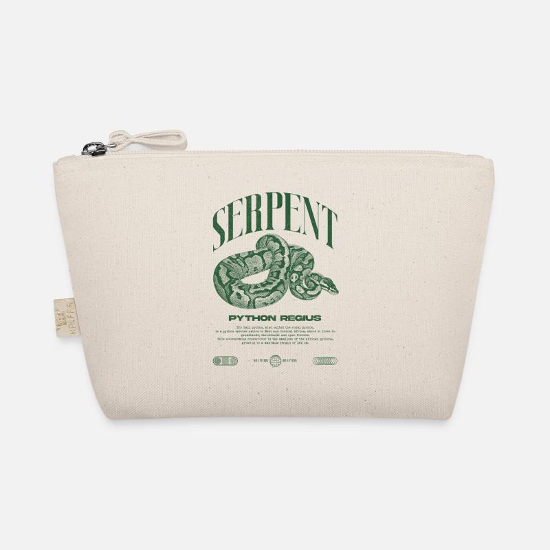 Ball Python Moderne Reptilienwärter Streetwear Bio-Täschchen