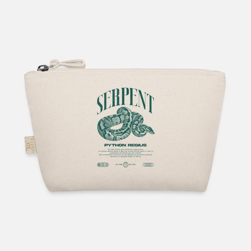 Ball Python Modern Reptile Keeper Streetwear Organic Pouch