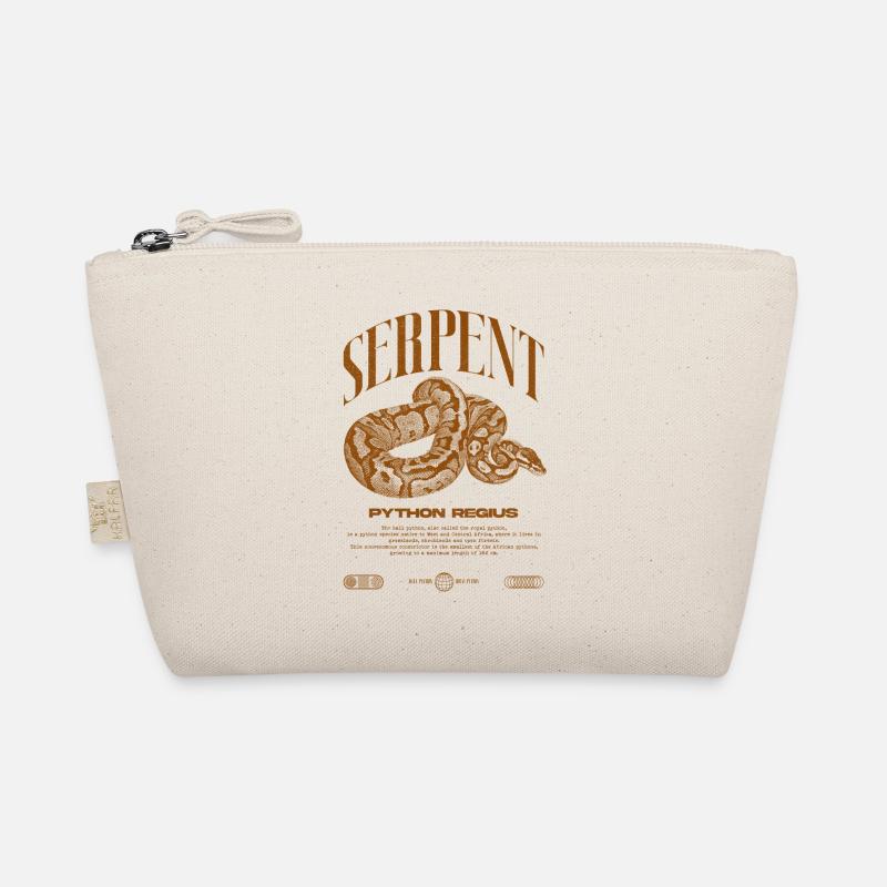 Ball Python Moderne Reptilienwärter Streetwear Bio-Täschchen
