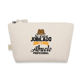 I'm not retired I'm a professional grandfather - Organic Pouch - nature - Front