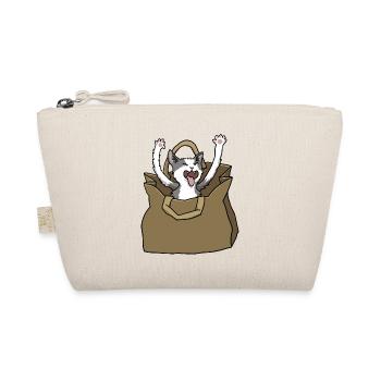 Chat dans un sac en papier - Trousse biologique - nature - Devant