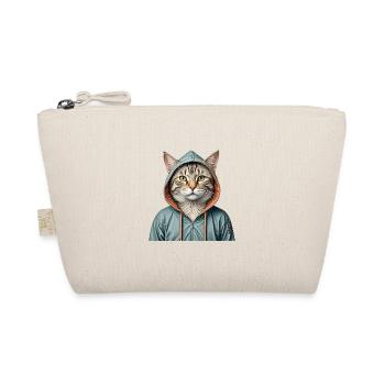 Chat portant une veste - Trousse biologique - nature - Devant