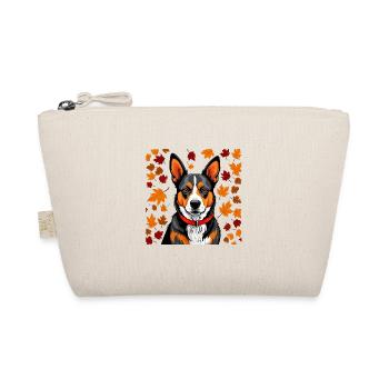 Herbst-Hund - Bio-Täschchen - Natur - Vorne