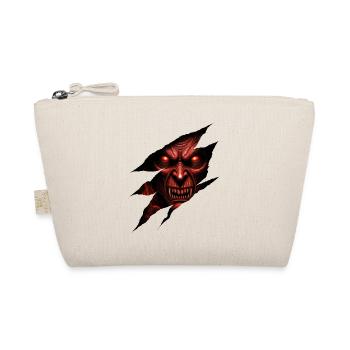 A demonic, red-eyed creature - Organic Pouch - nature - Front