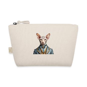 Elegante Sphynx - Bio-Täschchen - Natur - Vorne