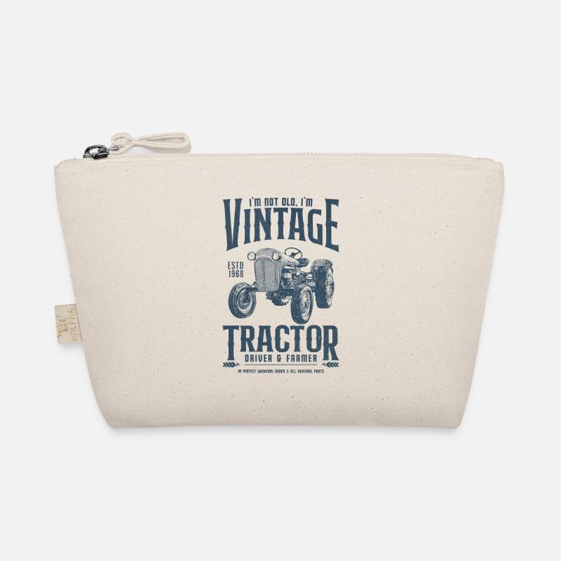 Oldtimer Traktor Bauer Geburtstag Jahrgang 1968 Bio-Täschchen