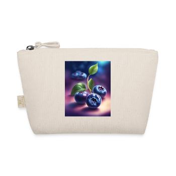 Awesome blueberry graphic t-shirt design - Organic Pouch - nature - Front