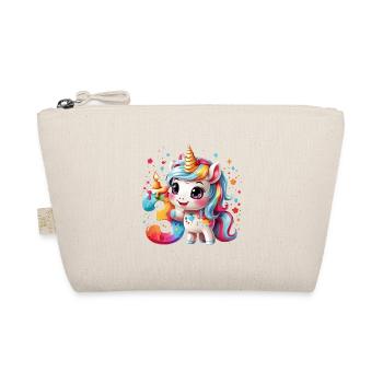 NUMMER 3 JAHRE EINHORN 3. GEBURTSTAG - Bio-Täschchen - Natur - Vorne
