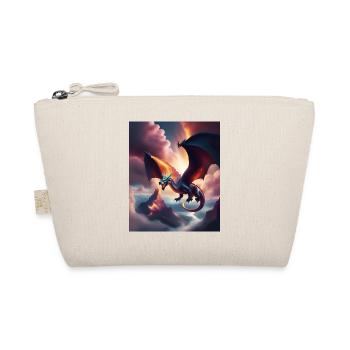 Dragon flying over the mountains - Organic Pouch - nature - Front