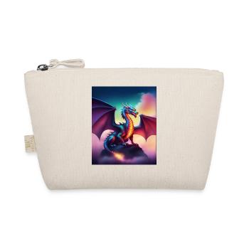 Dragon on a cliff - Organic Pouch - nature - Front