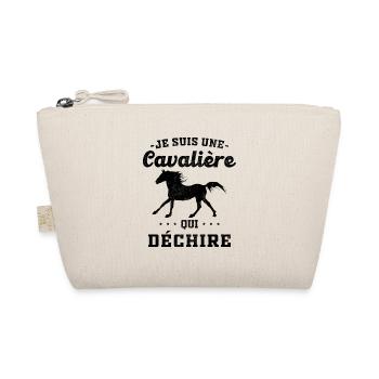Je Suis Une Cavalière Qui Déchire Cadeau - Trousse biologique - nature - Devant