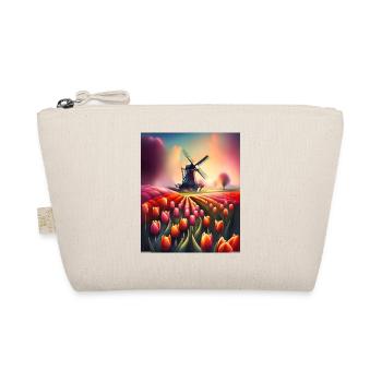 Tulip farm in Amsterdam Netherlands - Organic Pouch - nature - Front
