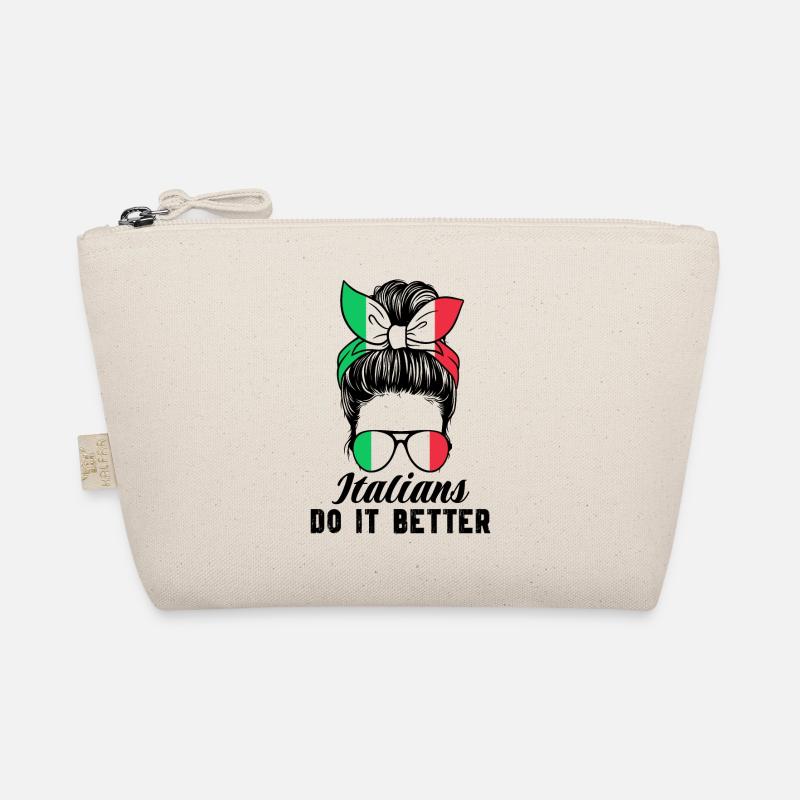 Italian Italy Funny Saying Gift Idea Organic Pouch