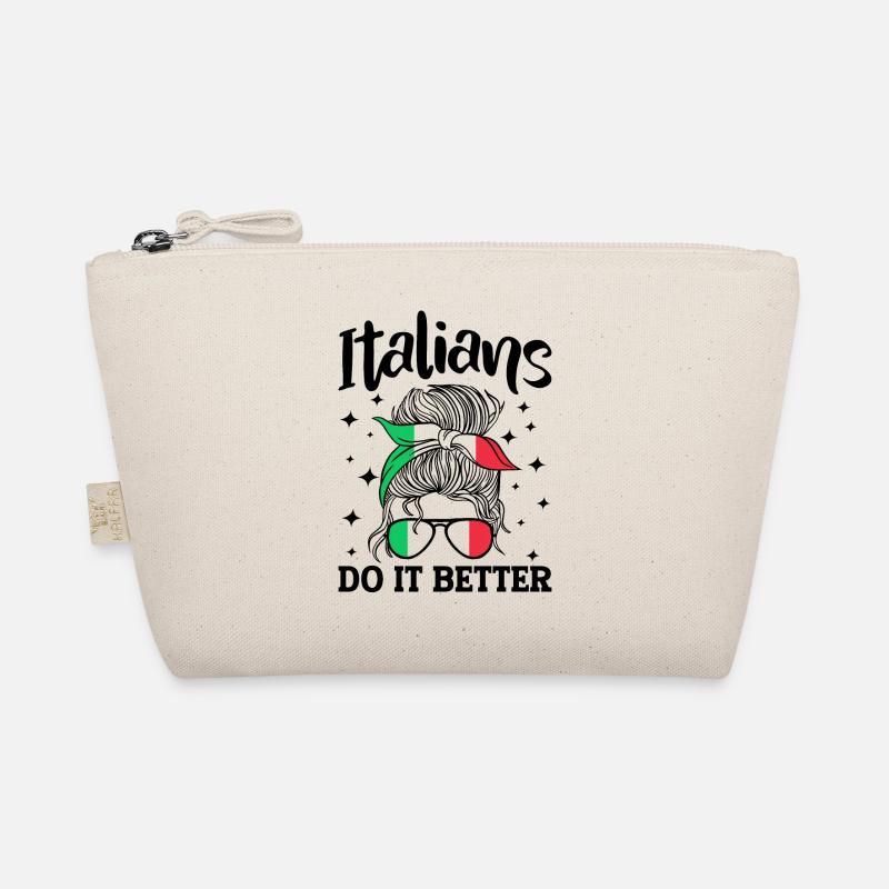 Italian Italy Funny Saying Gift Idea Organic Pouch