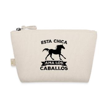 Cette fille adore les chevaux - Trousse biologique - nature - Devant