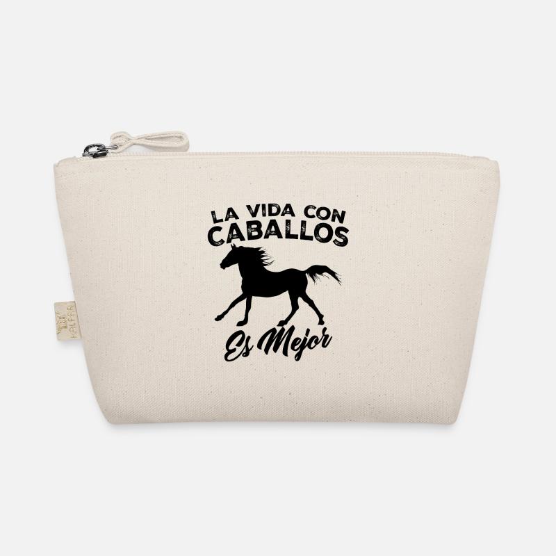 Das Leben mit Pferden ist besser Bio-Täschchen
