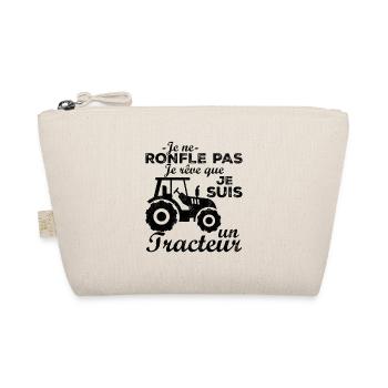 Je ne ronfle pas je rêve que je suis un tracteur - Trousse biologique - nature - Devant