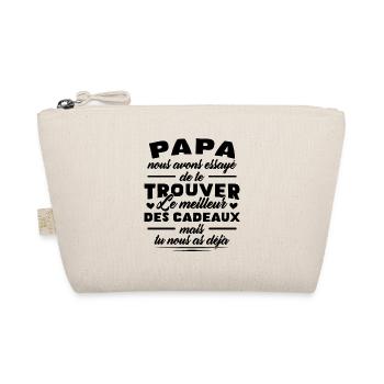 Dad, we tried to find you gifts - Organic Pouch - nature - Front