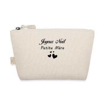 Merry Christmas, Little Mom, Best Mom - Organic Pouch - nature - Front