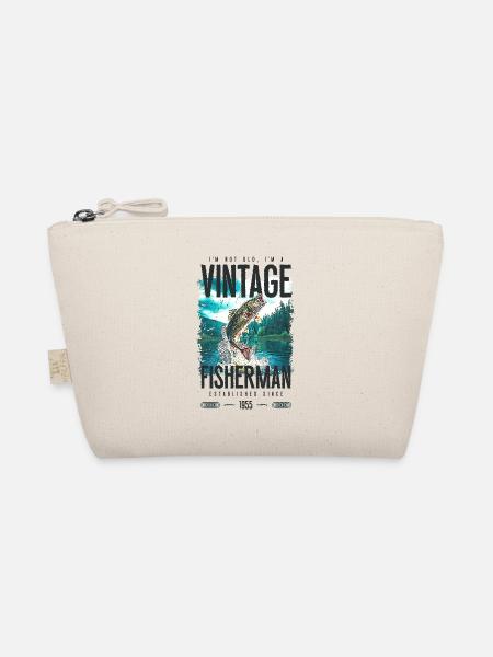 Pêche à la truite vintage Pêcheur Anniversaire 1955 - Trousse biologique - nature - Devant