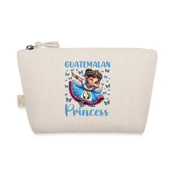 Guatemalan Princess Dabbing for girls & kids - Organic Pouch - nature - Front