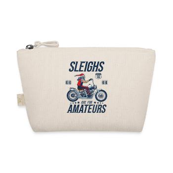 Christmas Motorcycle Sleighs Are For Amateurs - Organic Pouch - nature - Front