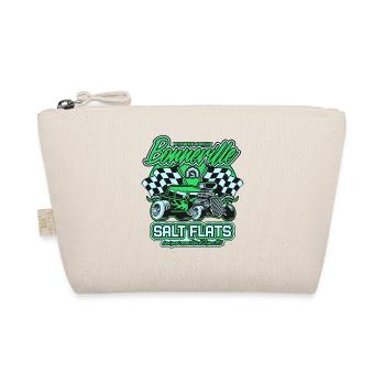 Bonneville Salt Flats Vintage Hot Rod Race Car - Organic Pouch - nature - Front