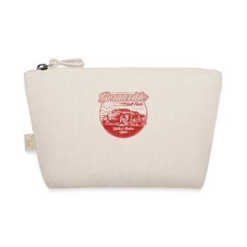Bonneville Salt Flats Vintage Hot Rod Race Car - Organic Pouch - nature - Front
