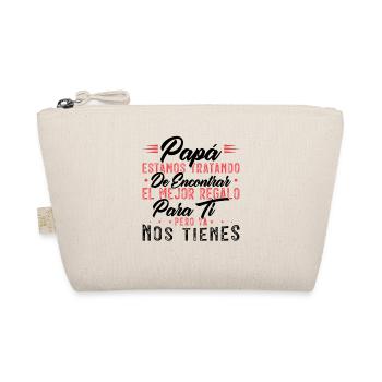 Father's Day Man Dad Daughter Son Gift Father - Organic Pouch - nature - Front