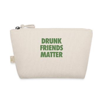 Lustige Betrunkene Freunde Materie Trinken - Bio-Täschchen - Natur - Vorne