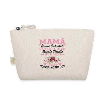 Mama, aber das schönste Geschenk sind wir - Bio-Täschchen - Natur - Vorne