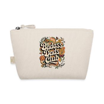 Badass Dads Club - Papa drôle papa - Trousse biologique - nature - Devant