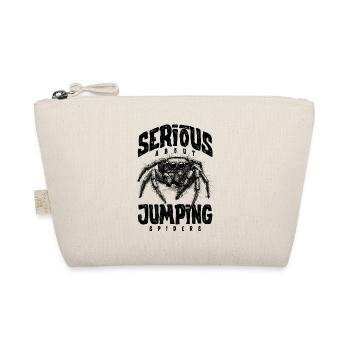 Serious About Jumping Spiders Pet Spider Owner - Organic Pouch - nature - Front